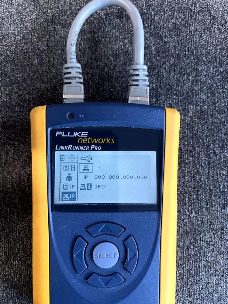 Fluke Networks LinkRunner Pro Network Multimeter + IntelliTone 200 Probe + Case