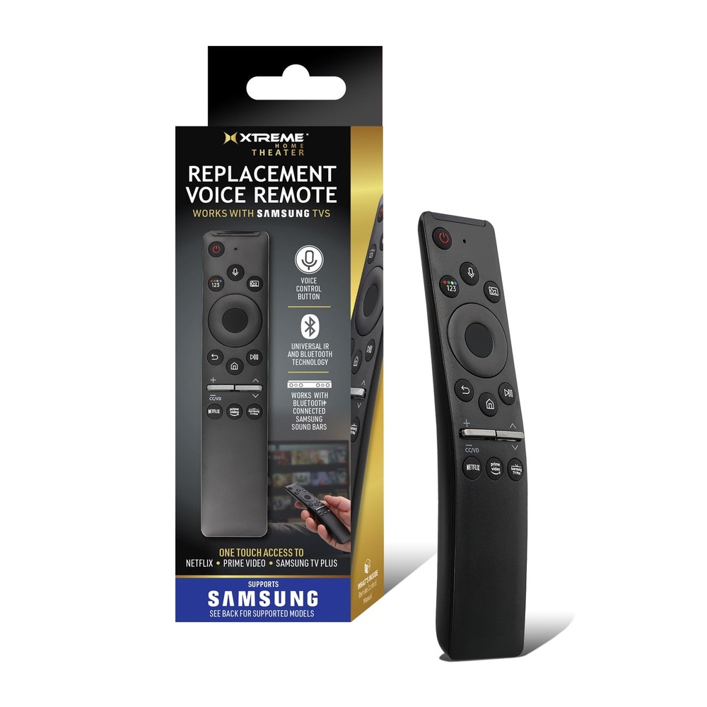 Replacement Remote Compatible with Samsung Smart TV - Universal Black