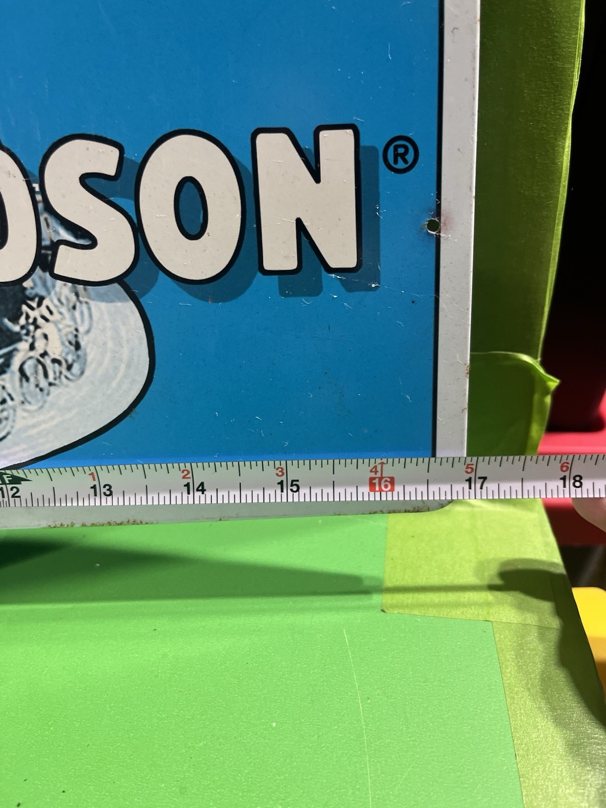 Harley Davidson Metal Display Sign - H-D Globe - Ande Rooney 2005