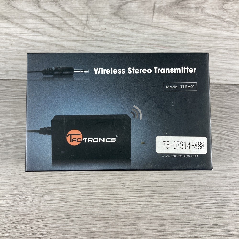 Tao Tronics Wireless Stereo Transmitter TT-BA01 Pre Owned