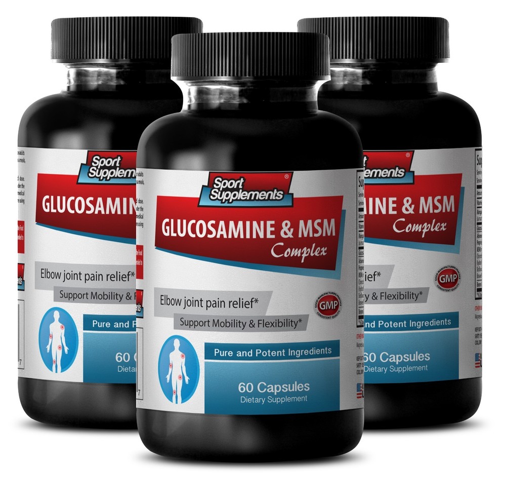 Help Knee Pain - Glucosamine & MSM Complex 3232mg - Glucosamine Powder 3B