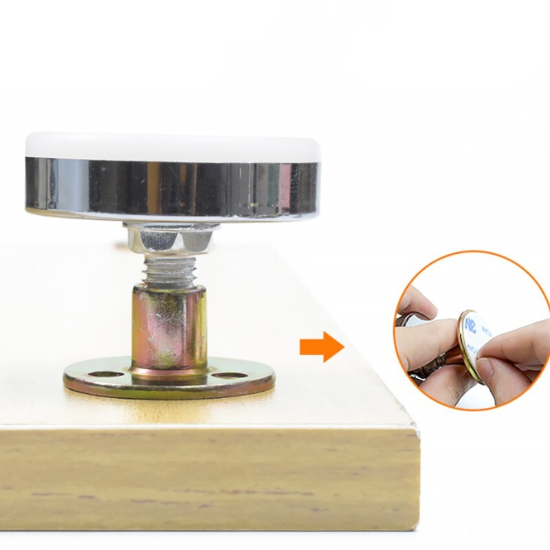 33-43mm Adjustable Threaded Bed Frame Anti-Shake Fixer, 4Pcs