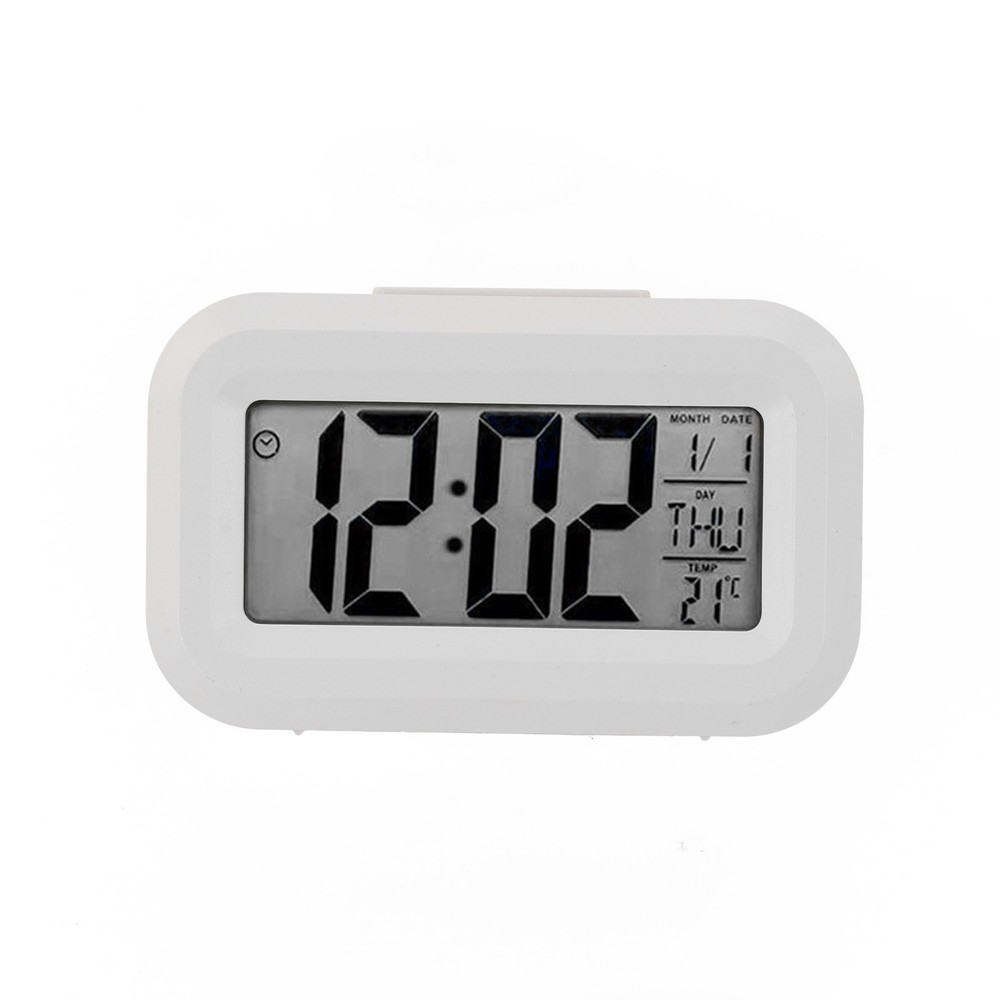 LED Digital Alarm Clock Electronic Screen Desktop Home Office Backlight Snooze
