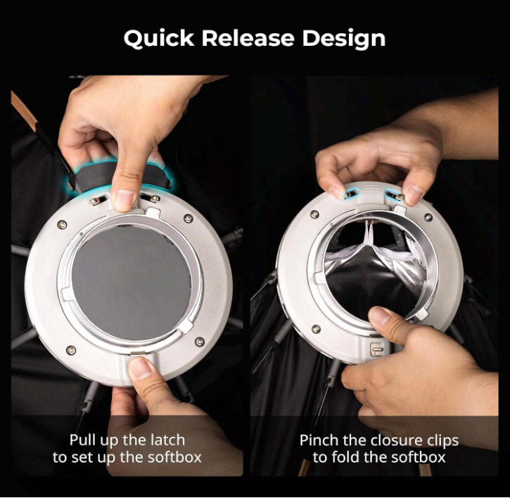 LA-O65 65cm Octagonal Softbox Quick Release, Bowens Mount w/ Bag