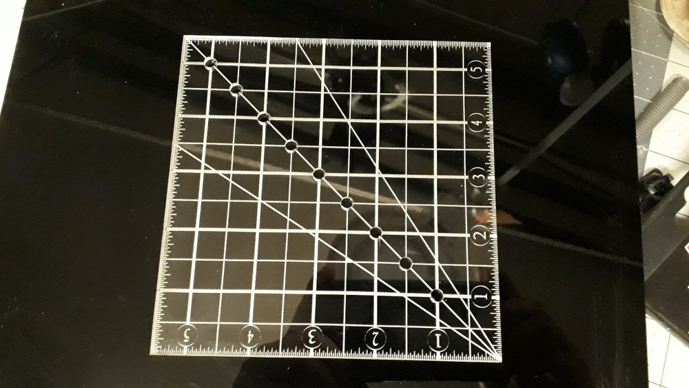 Acrylic Grid Square Quilting Ruler 5.5x5.5
