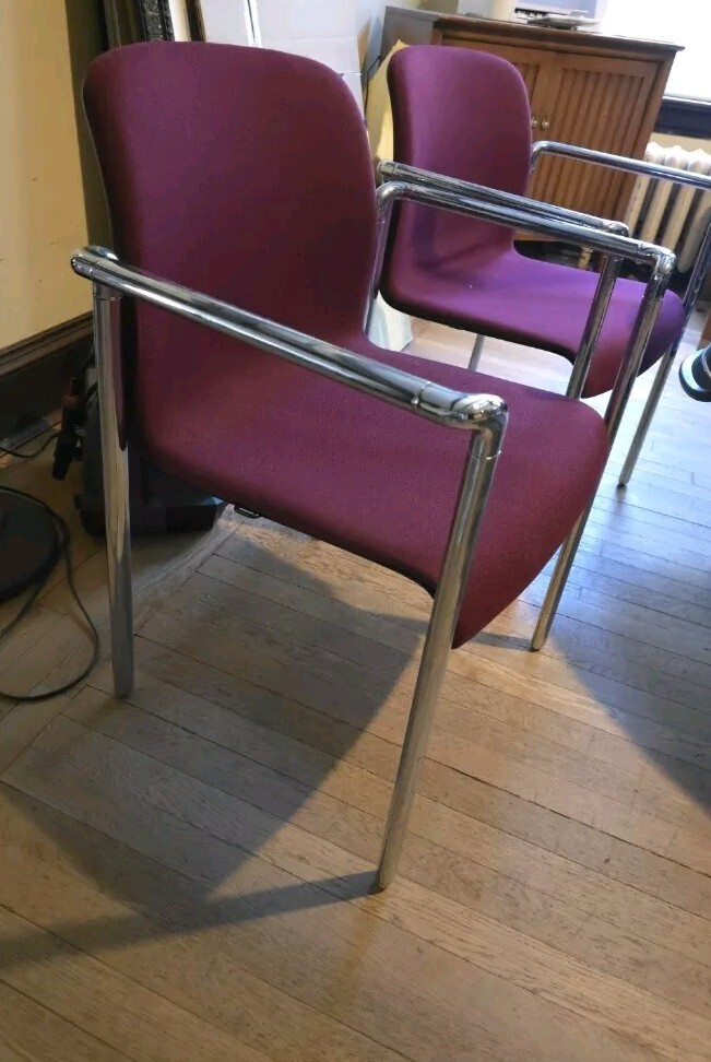 Herman Miller Chairs Stackable EL101 Set 2 Molded