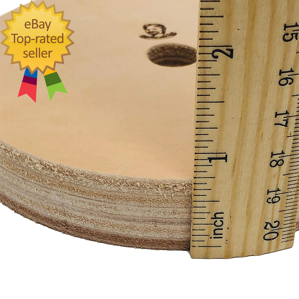 6" (3/4" Width) Leather Honing/Stropping Wheel Fits 1/2" Arbor Buffing