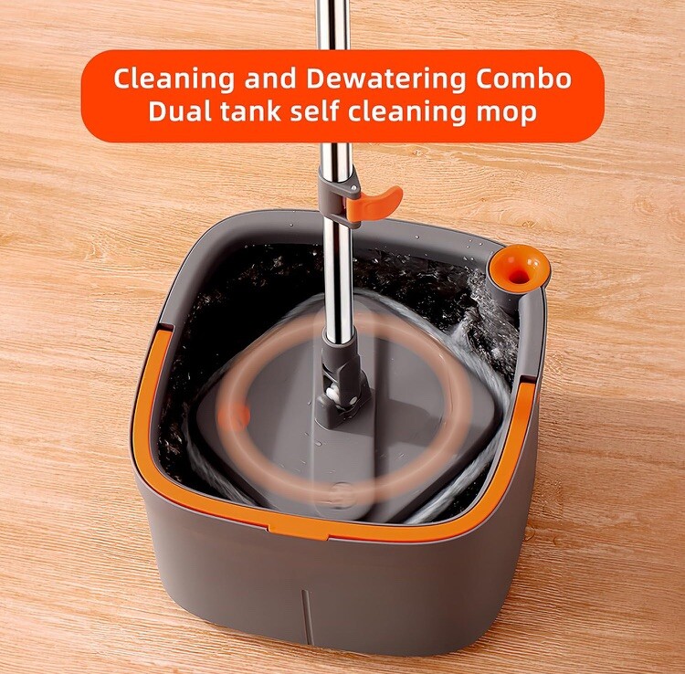 KZKR Spin Square Mop
