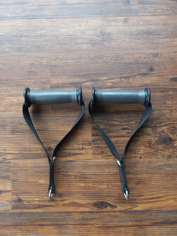 Perform Better First Place Rubber Contoured Gym Cable Handles Pair