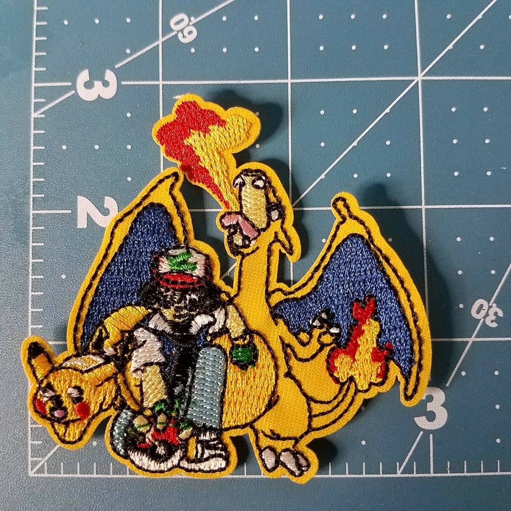 Pokemon Group Ash embroidered Patch 3 inches tall