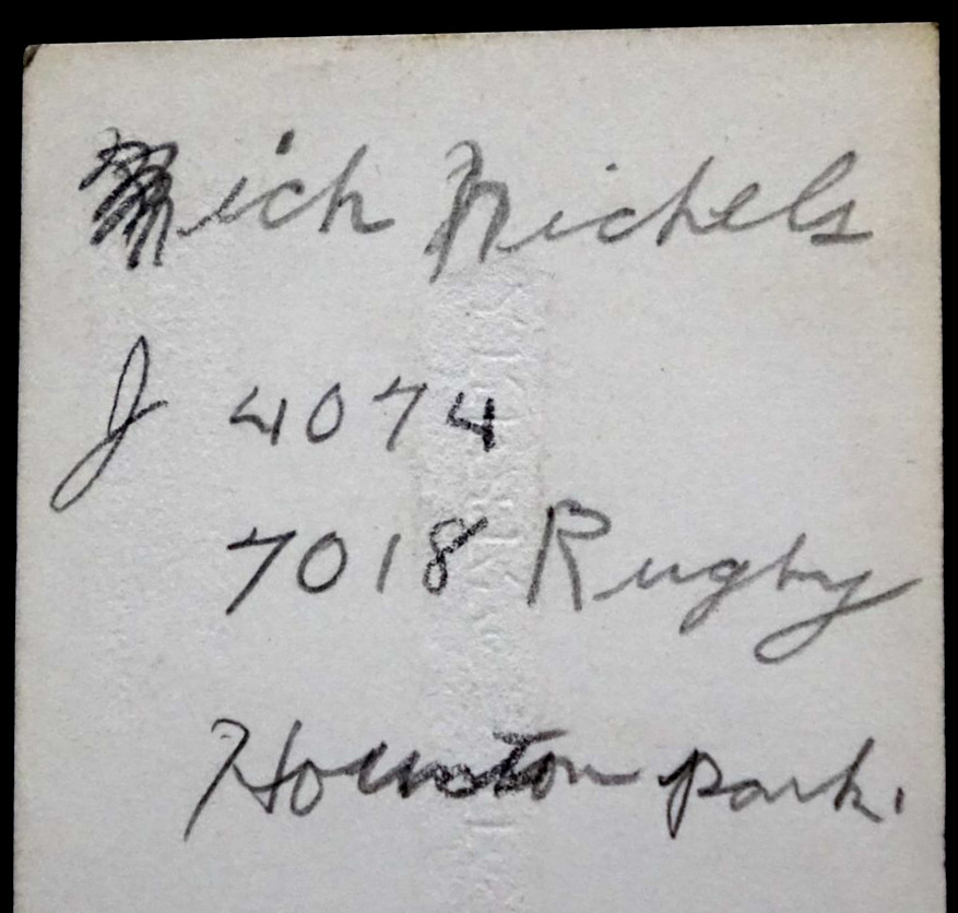 Vintage GILMORE OIL COMPANY California BUSINESS CARD San Bernardino California