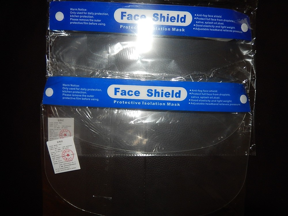 FACE SHIELD PROTECTIVE ISOLATION MASK 2 Pcs.