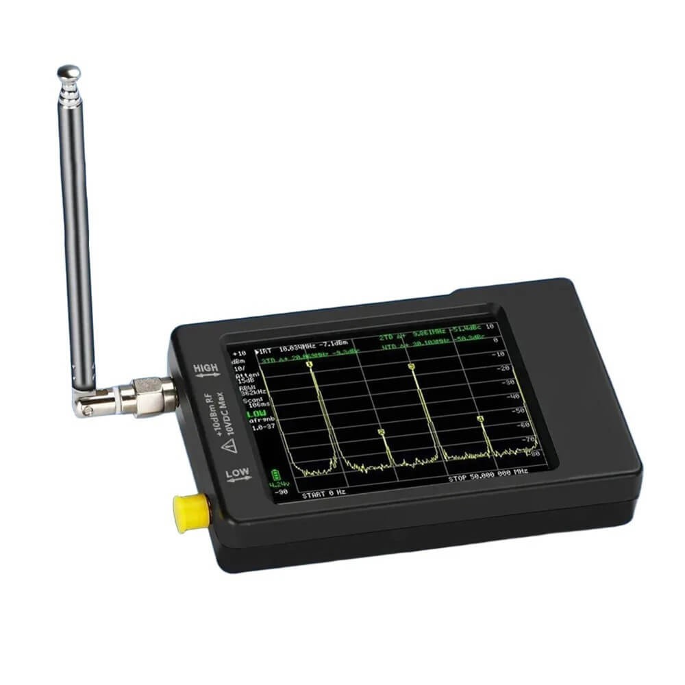 Signal analyzer Frequency analyzer Battery specifications Automatic optimization