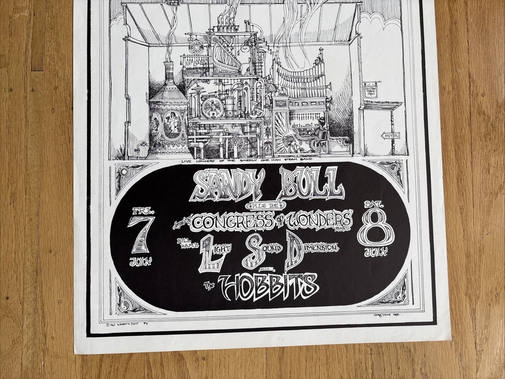 Fillmore Poster Era Greg Irons Western Front 1967