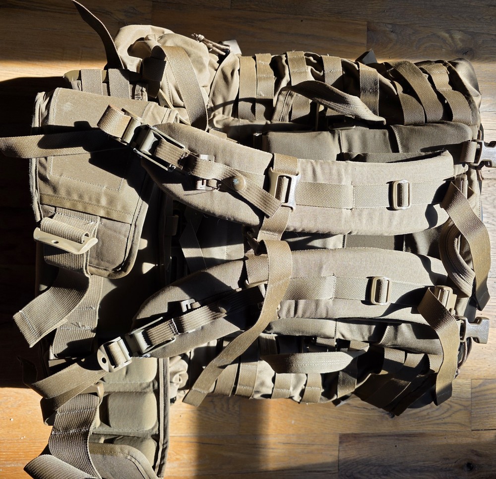 USMC Pack System FILBE Coyote Rucksack Complete Used