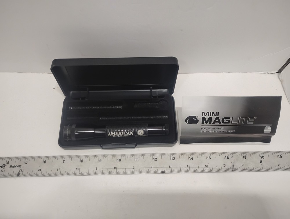 Mini John Deere Mag Lite With Case