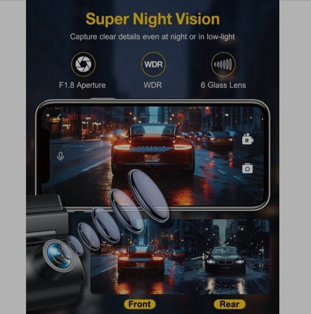 GKU D600 PRO Dashcam