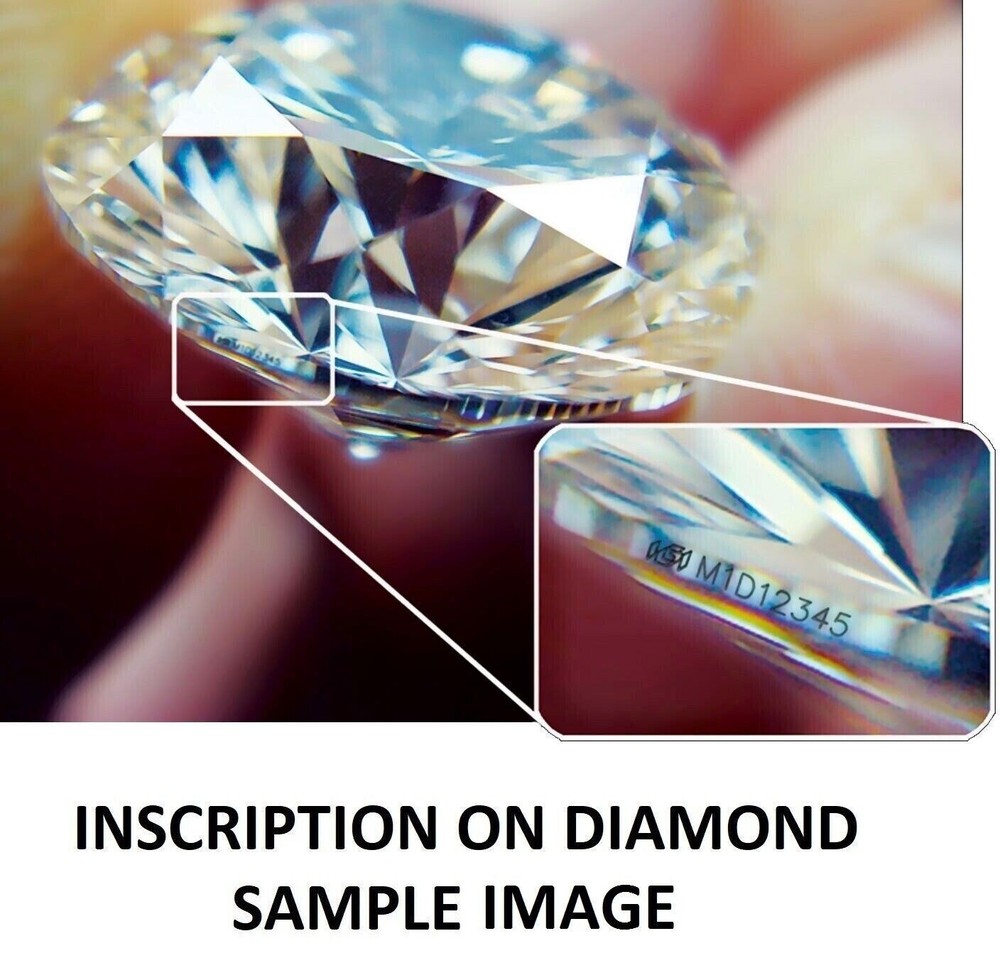IGI 5 Ct Round Cut E/VS1 Lab Grown Diamond Engagement Ring Solid Platinum