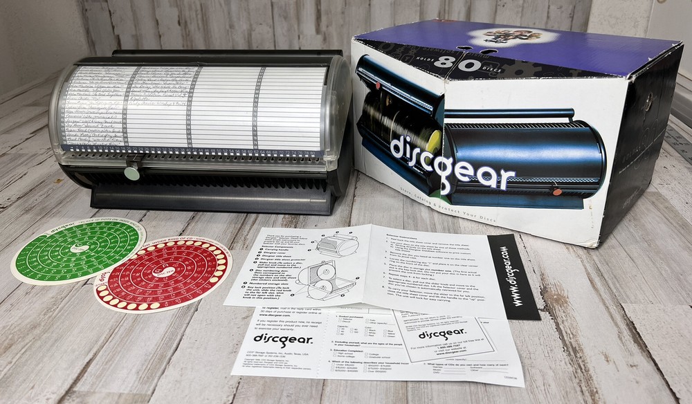 Discgear System 80 Disc Retrieval System - Black In Box