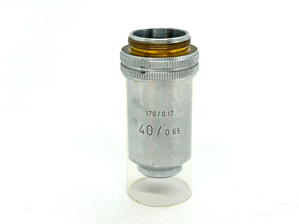 Leitz Wetzlar 170/0.17 40/0.65 Microscope Objective