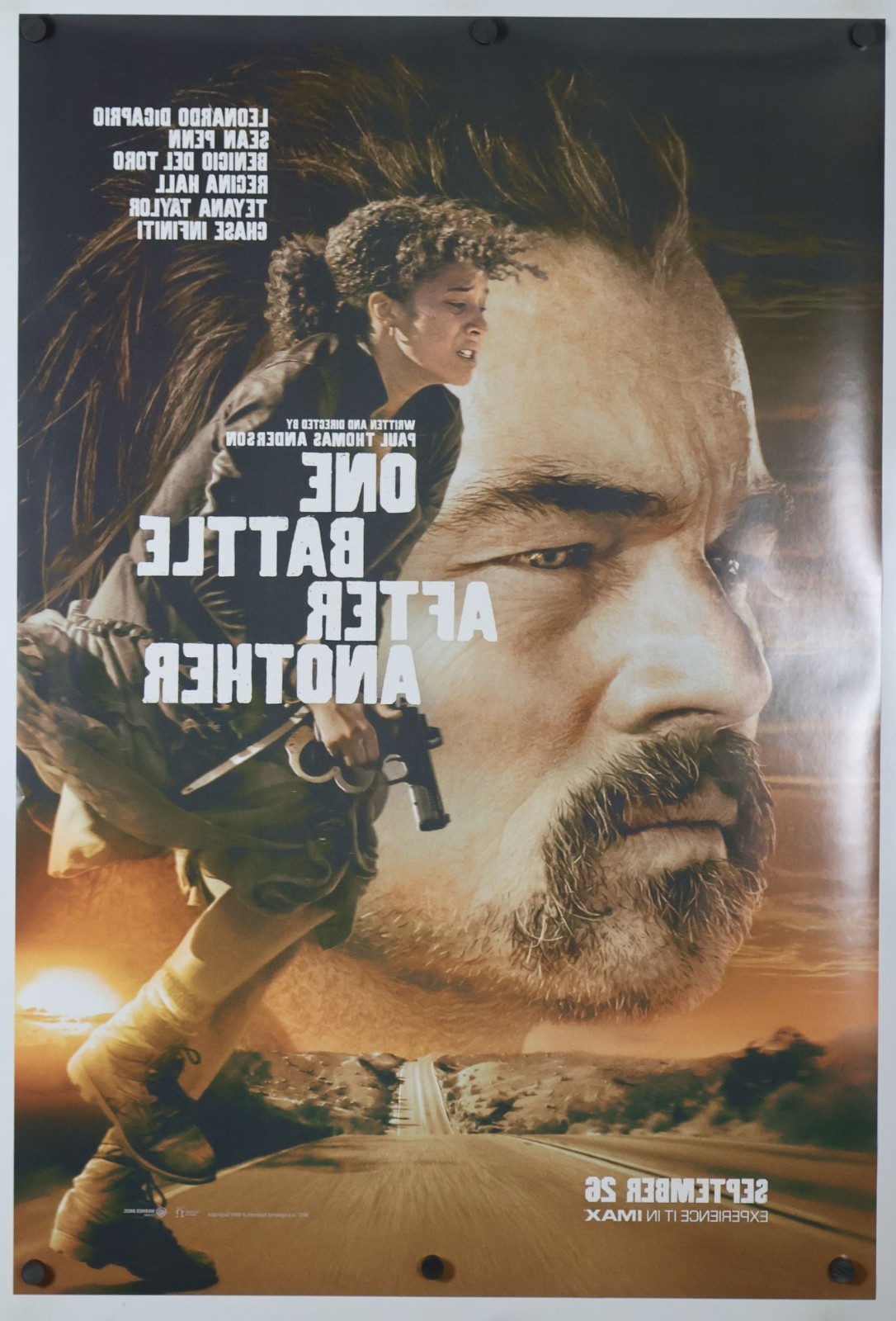 One Battle After Another original DS movie poster 27x40 2025 Style C PT Anderson