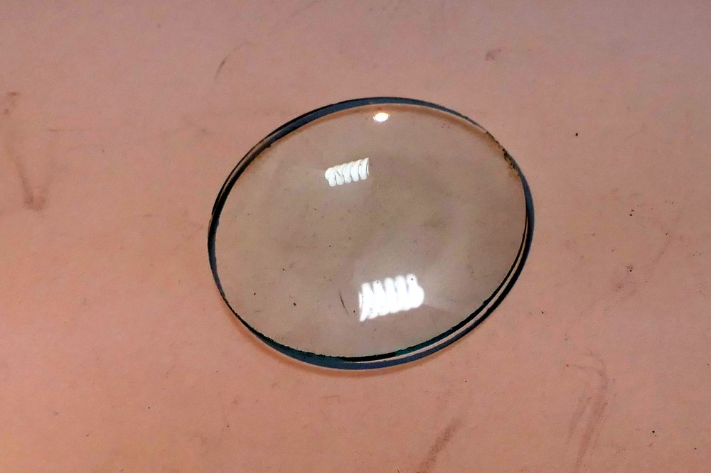 CONVEX OPTICS MICROSCOPE lens 45mm OD 6.8mm thick