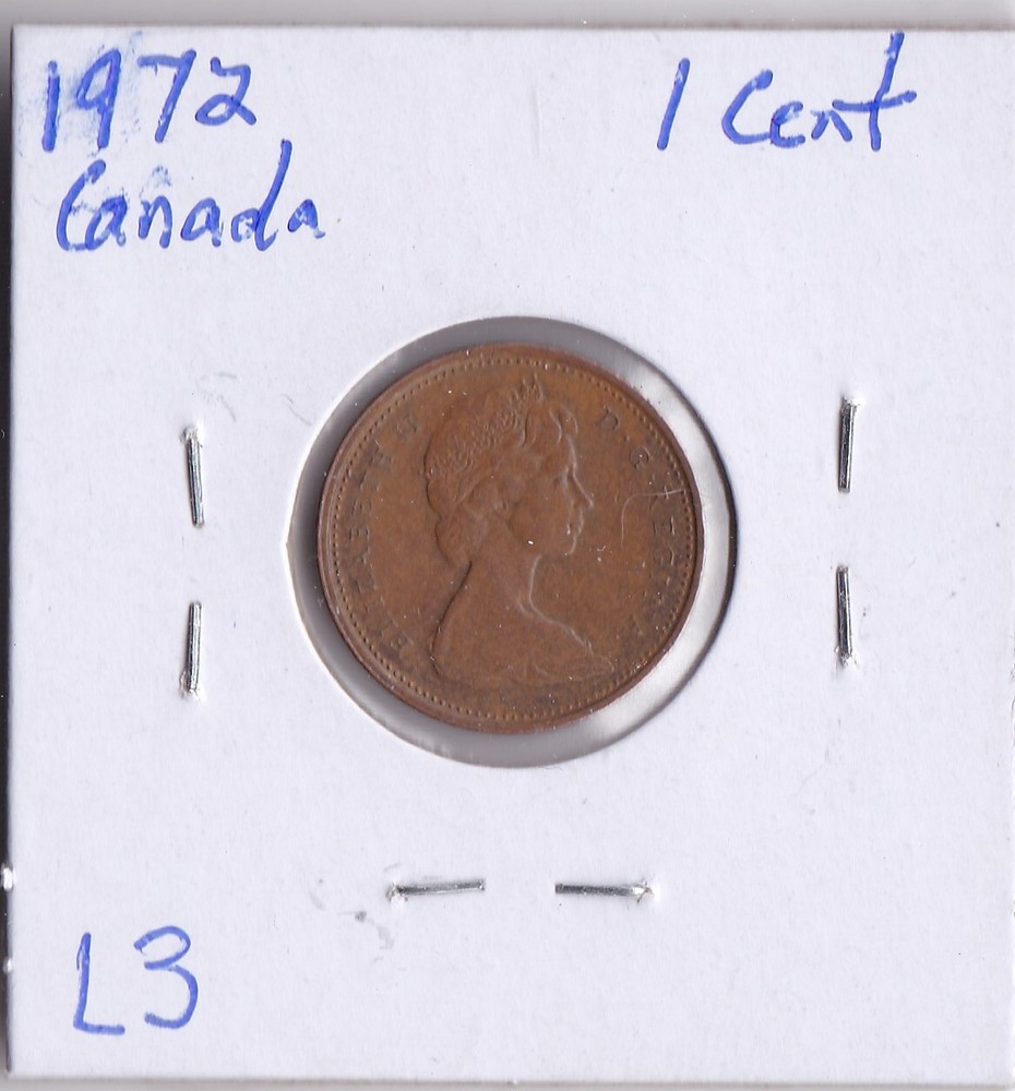 1972 Canada 1 Cent L3