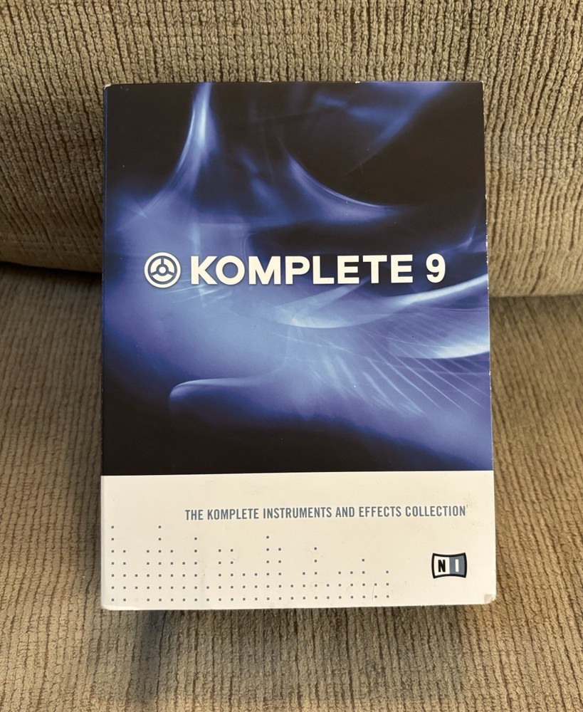 Komplete 9 Native Instruments & Effects Collection 12 Discs No Serial Number