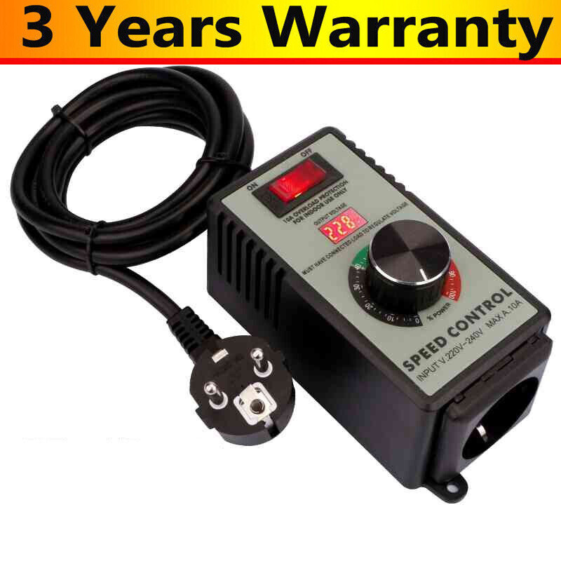 Angle Grinder Speed Control Electronic Voltage Regulator w/Overload Protection