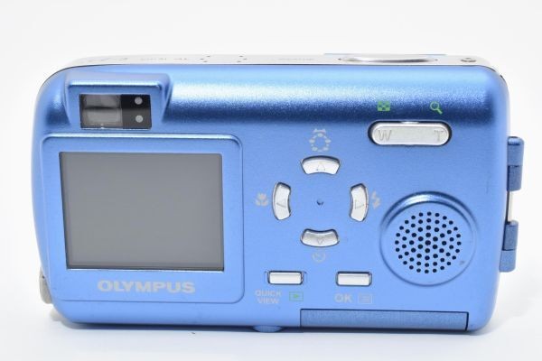 OLYMPUS μ-30 DIGITAL Blue Compact Digital Camera Tested Working Japan