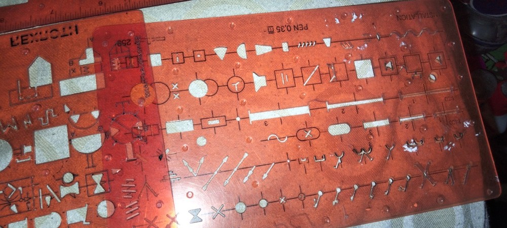 vintage molin rexroth philips electrical tech drawing templates