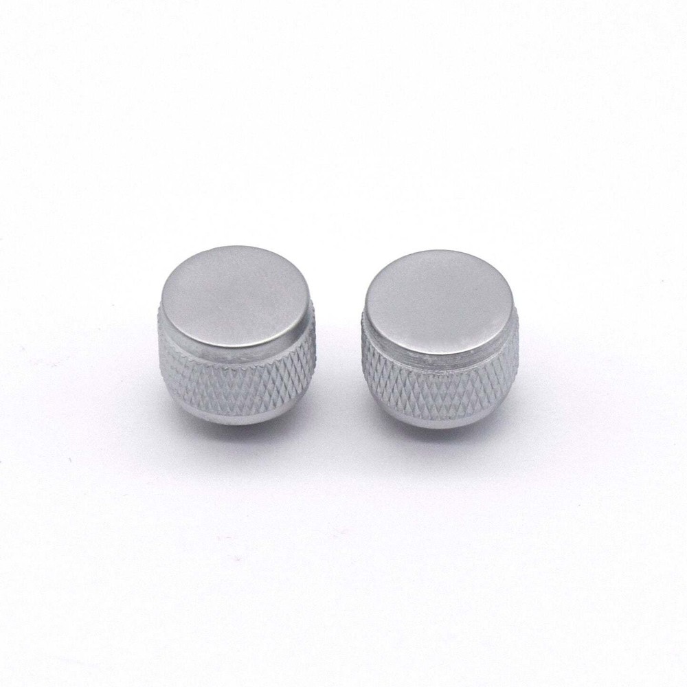 KD By AxLabs Threaded Strap Buttons (2) - Gretsch Style - Satin Chrome