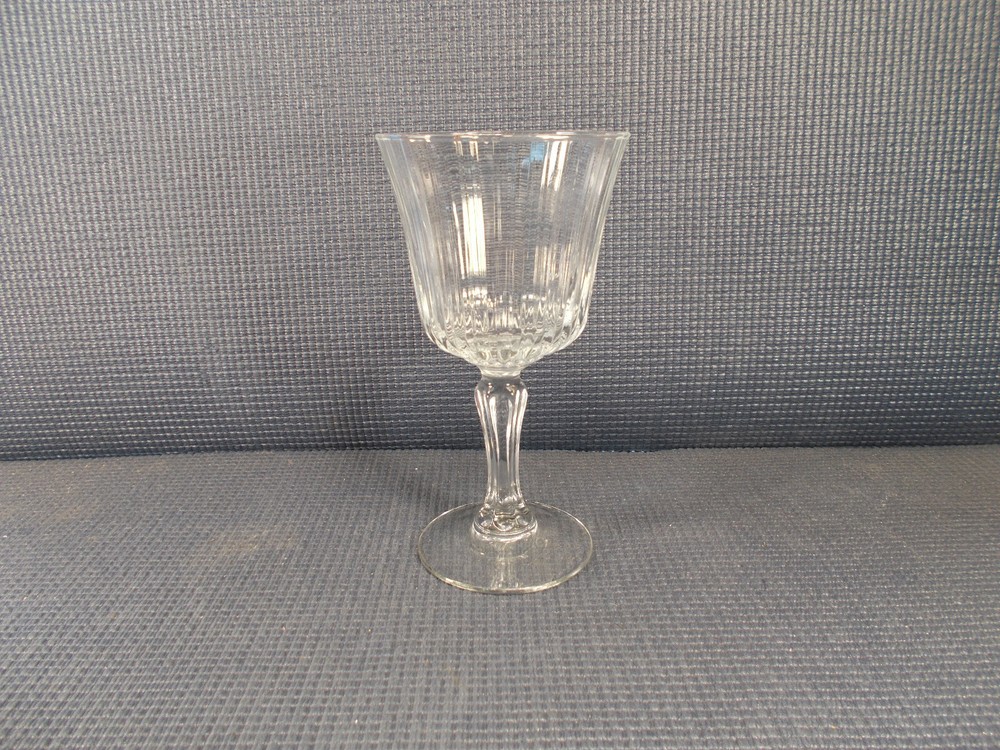 Cristal d'Arques Crystal Meridien Pattern Water Goblet 6 1/2"