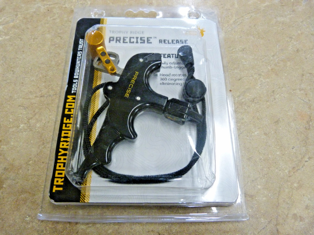 Trophy Ridge Precise Thumb Trigger Release for Compound Bow, Black Gold