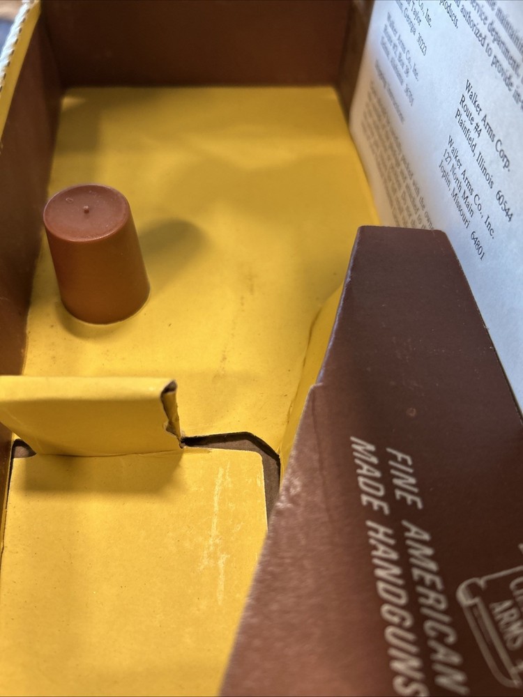 Vintage Charter Arms Empty Cardboard Box Only Display Box