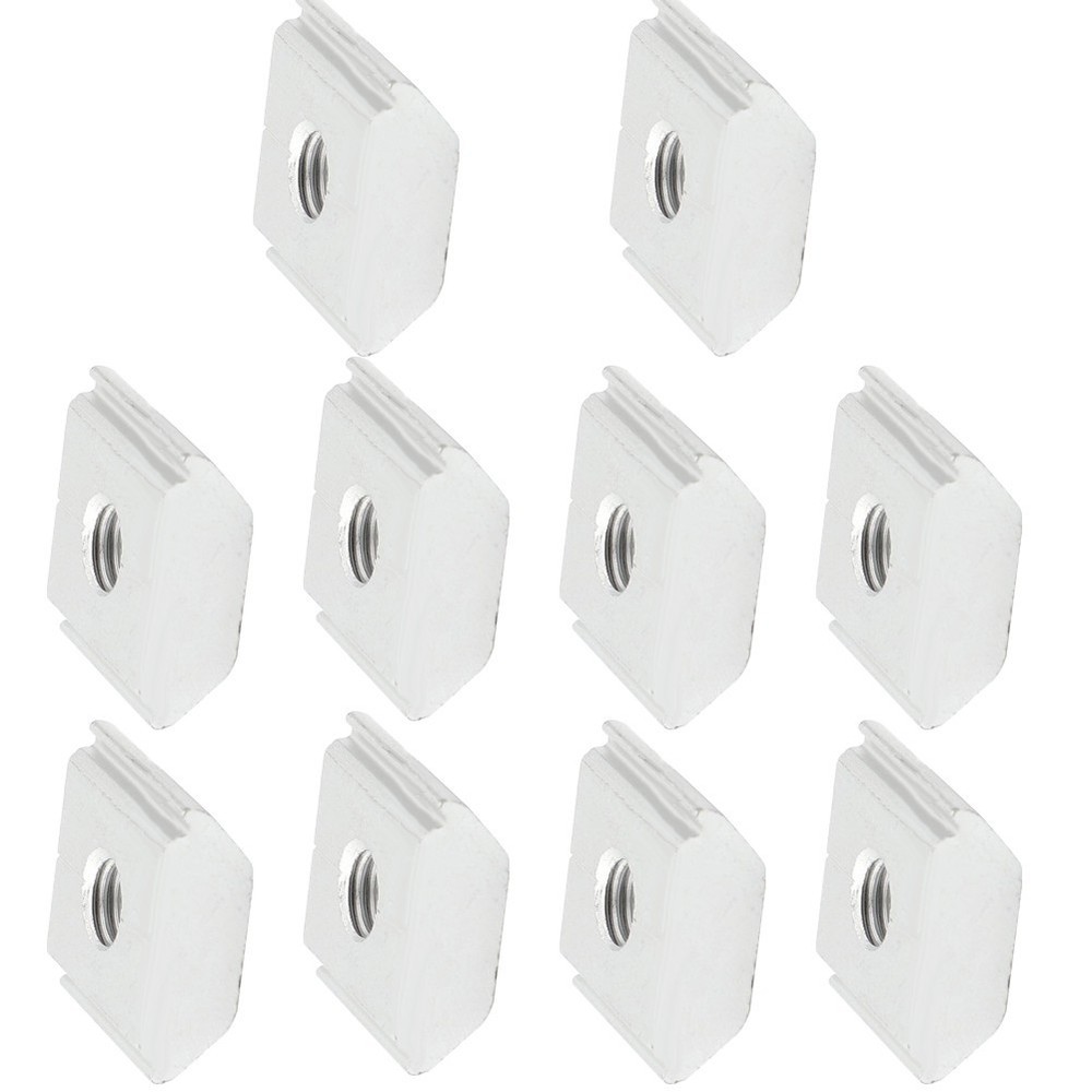 Silver Color PV Bracket Framed Panels Clamp Easy Installation High Quality