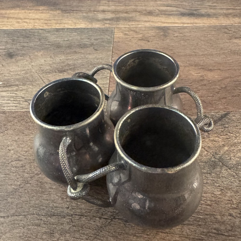 vintage Andover Hall silver plate EPNC 620 Triple Plate Bud Vase