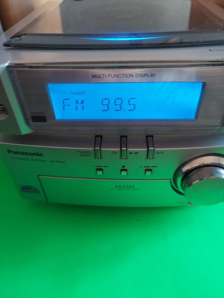 PANASONIC SA-PM03 Stereo System With Sound Virtualizer & Multi-Function Display