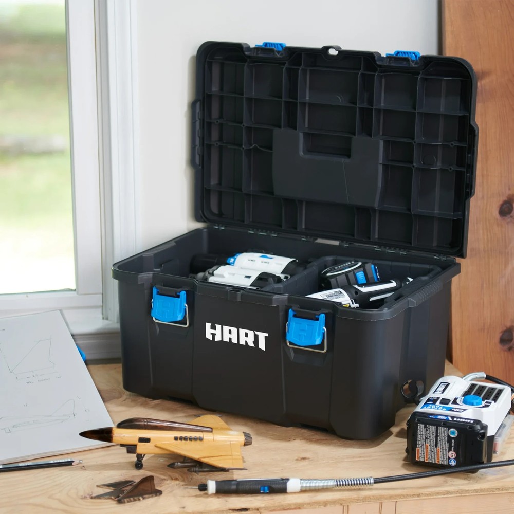 HART Stack System, Mobile Tool Storage and Organization, Black & Blue