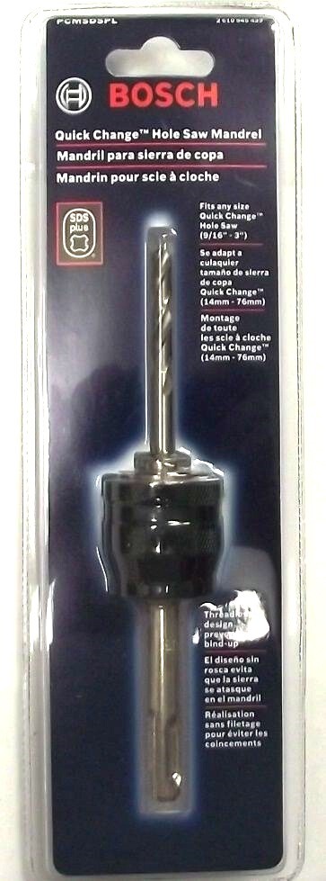 Bosch PCMSDSPL Quick Change Hole Saw Mandrel SDS-Plus