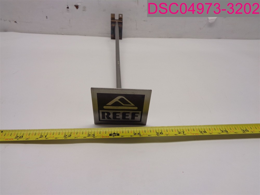 QTY=4; REEF 15" Long Gridwall Hook Hanger, Silver,