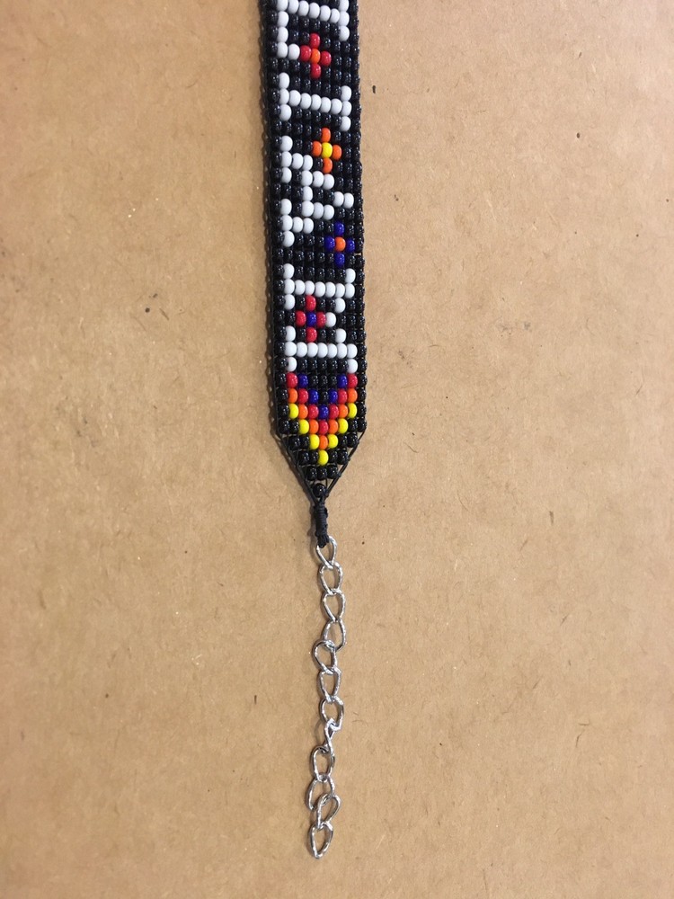 Model #A105, Czech Hand Beaded Bracelet.