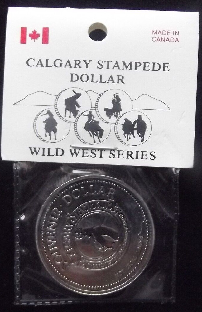 1992 CALGARY,ALBERTA TRADE DOLLAR ORIGINAL PACKAGING SEALED
