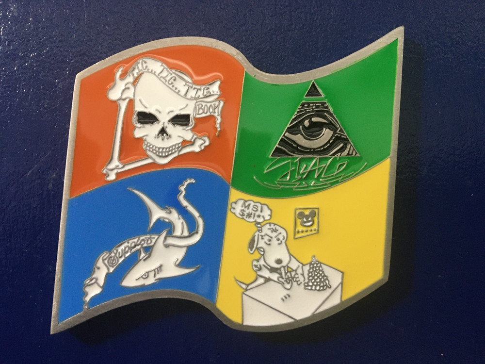 CHALLENGE COIN - USS Enterprise CVN-65 ~ Intel ~ Final Deployment 2012 MINT