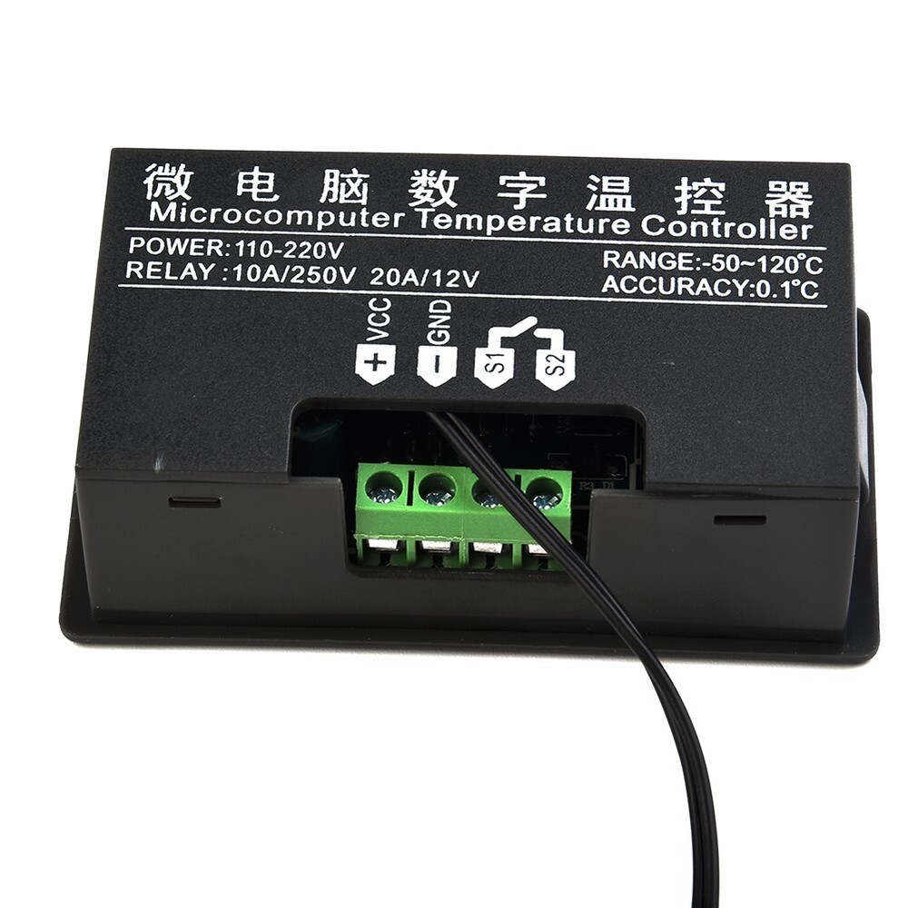 Digital Temperature Controller Thermostat Control Switch Regulator 12V/24V/220V