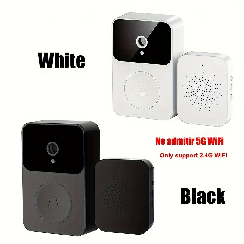 HD Doorbell Camera Wireless Security Intelligent Visual WiFi Rechargeable