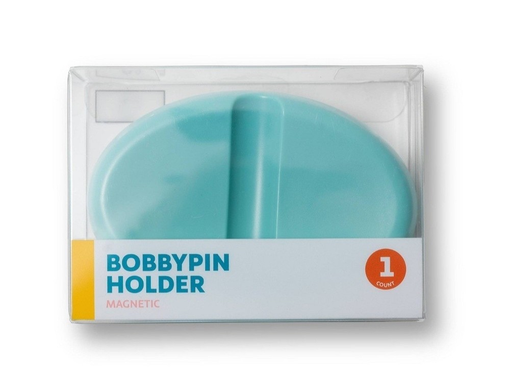 Magnetic Bobby Pins Holder (Blue) New