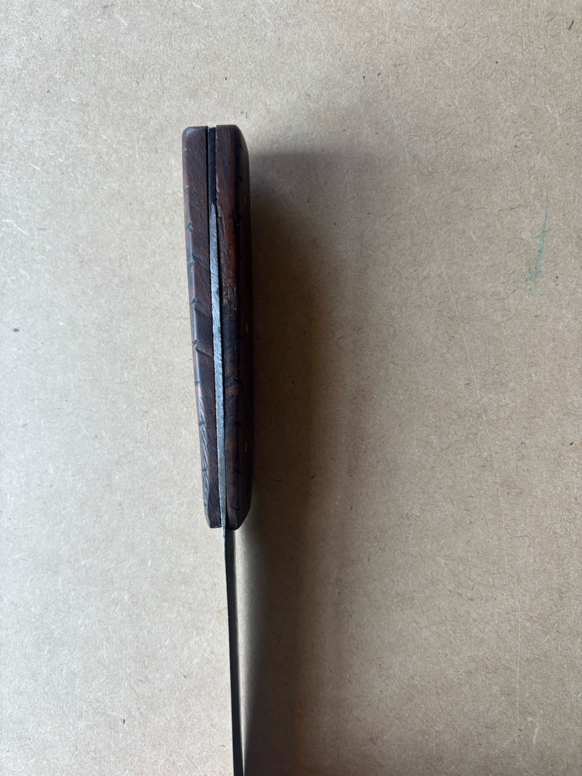 Vintage Custom Made Fixed Blade Knife. Unmarked.