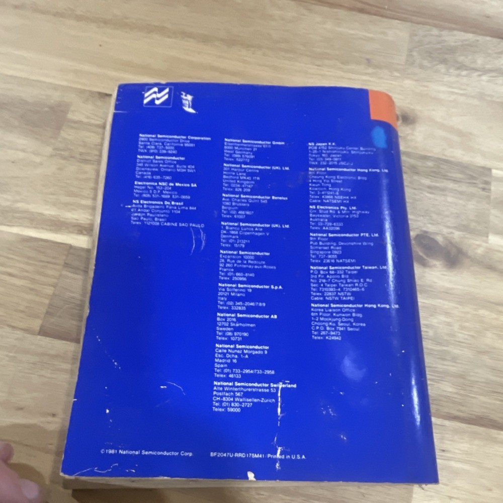 National Semiconductor Logic Databook 1981 Manual