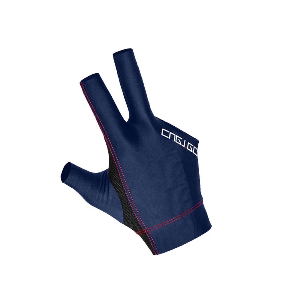 Cuetec AXIS Pool/Billiards Navy Glove; Right Bridge Hand, Medium